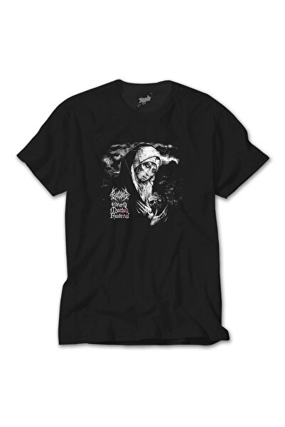 Lunas Glow Krvavo kupatilo Grand Morbid Funeral crna majica