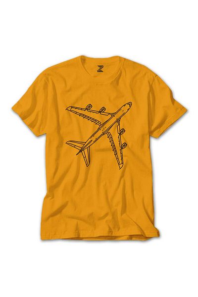 Z zepplin Μπλουζάκι Airbus A380 Top Yellow