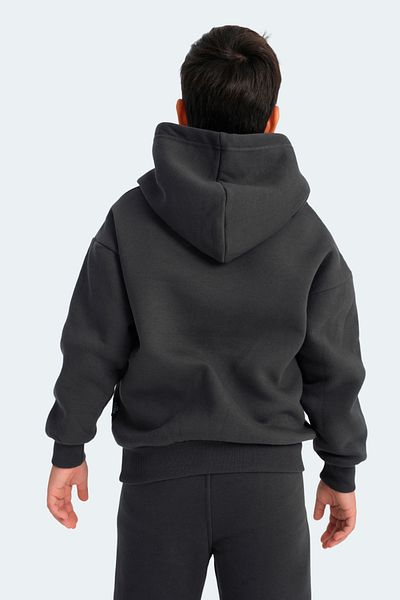 Slazenger Унисекс детски суитшърт LEXUS, тъмносив