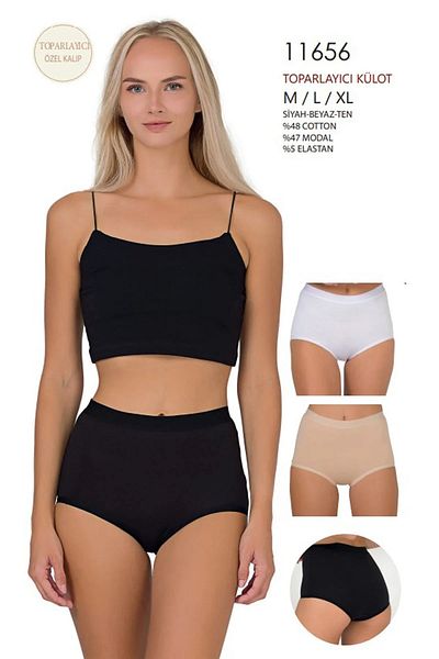 Berrak Women's 3-Piece Recovery High Waist Panties 11656