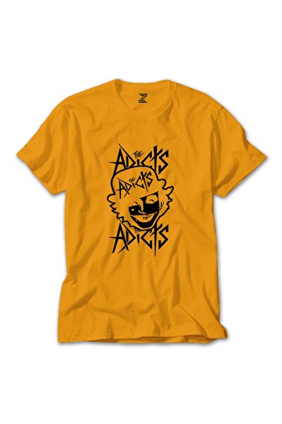 WAKHA تي شيرت المدمنين الأصفر