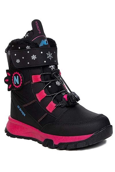 Kids Club Shoes Unisex Ndrops-014 Fuchsia Snow Boots - Παιδικές μάλλινες εσωτερικές μπότες
