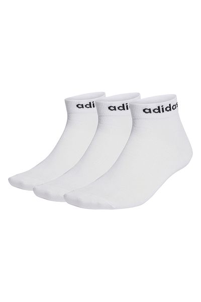 adidas T Lin Ankle 3p Κάλτσες Λευκές Ht3451