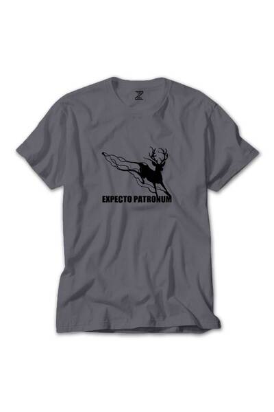 WAKHA تي شيرت هاري باترونوم دير باللون الرمادي