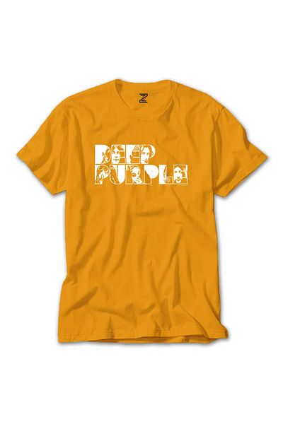 Z zepplin Deep Purple Band 2 Yellow T-Shirt