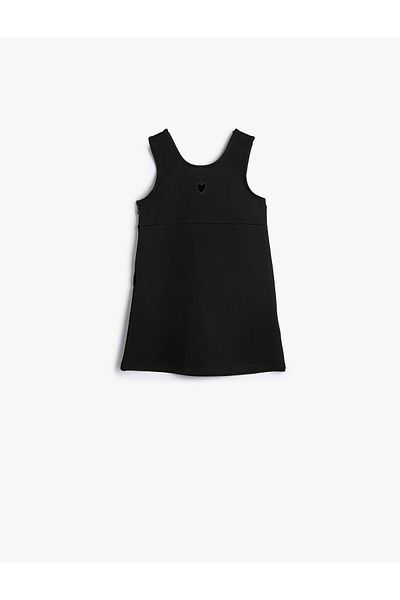 Koton Viscose Dress Sleeveless Heart Detail