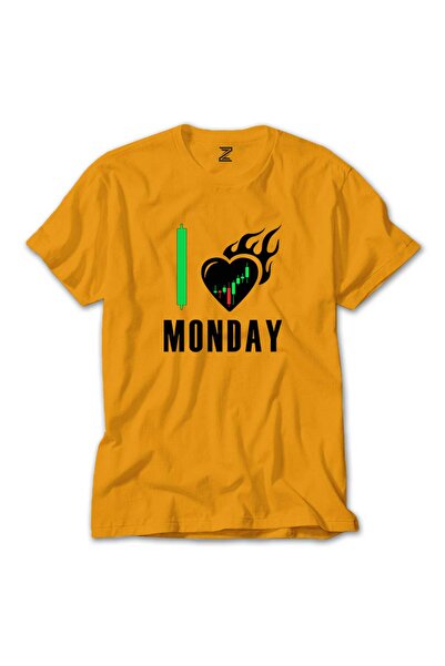 WAKHA تي شيرت بلون أصفر للعملات المشفرة مقاس 3XL