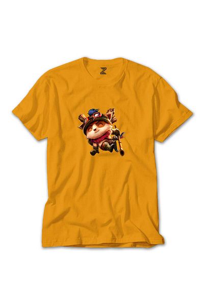 Z zepplin Lol Teemo Yellow T-Shirt