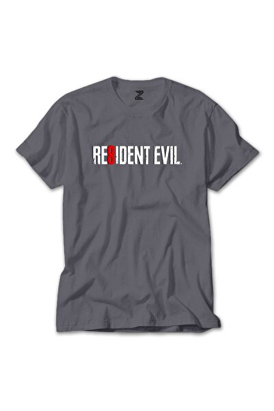 WAKHA تي شيرت Resident Evil 8 ألوان رمادي اللون مقاس L