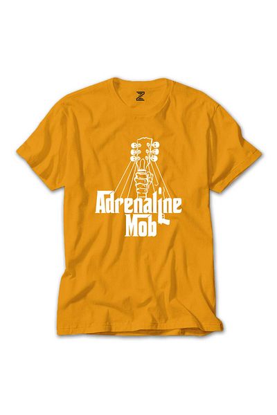 Z zepplin Κίτρινο T-shirt Adrenaline Mob Guitar