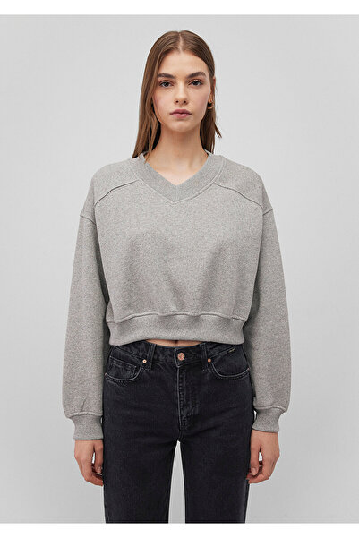Mavi Gri Crop Sweatshirt 1S10217-83096