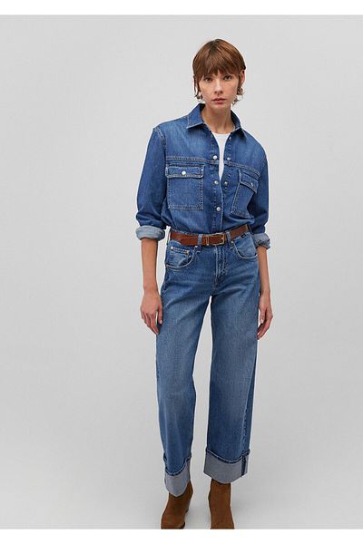 Mavi Cămașă de jeans albastru închis Morgan anii 90 Boyfriend 1210668 -87785