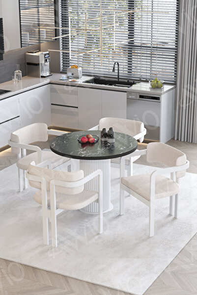 AVVİO Matris Bohem Ayak 4'lü K 4'lü 4'lü Tokyo Metal Demonte Sandalye 90x90 M...