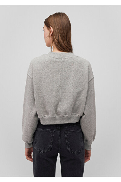 Mavi Gri Crop Sweatshirt 1S10217-83096