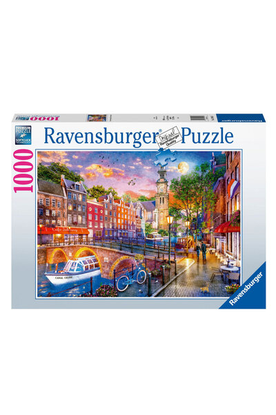 RAVENSBURGER Yetişkin Puzzle 1000 Parça Amsterdam 199457