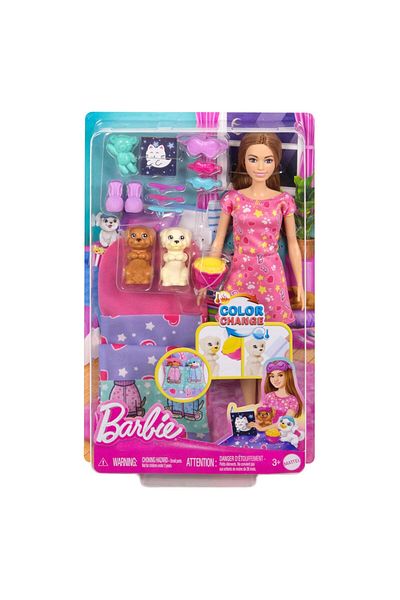 Barbie حفلة نوم الجراء HXN01