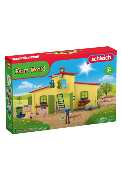 SCHLEICH Σετ παιχνιδιού, Κόσμος της Φάρμας, Μεγάλη Φάρμα με Ζώα και Αξεσουάρ
