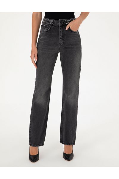 Pierre Cardin Anthracite Straight Fit Jean Trousers 50291373 -Vr006