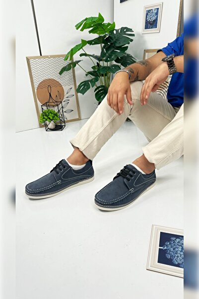 Nstil Καθημερινά ανδρικά Navy Blue Casual Lace Up Ραφή με λεπτομερή μοτίβο, αντιολισθητική σόλα, ελαφριά άνετα παπούτσια 2011
