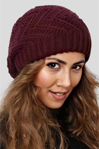 Uniquetrenders Women's Soft Textured Lined Knitwear Knitted Beret