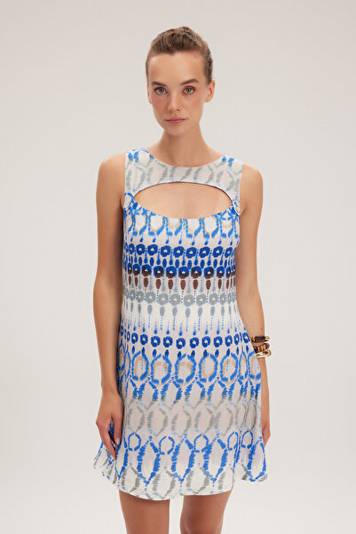 adL Askılı Midi Boy Elbise