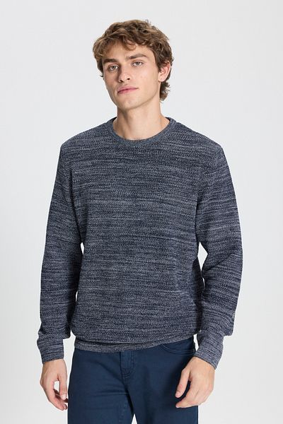 AC&Co / Altınyıldız Classics Men's Bronze-Laci 2-Pack Cotton Standard Fit Regular Cut Crew Neck Knitwear Sweater