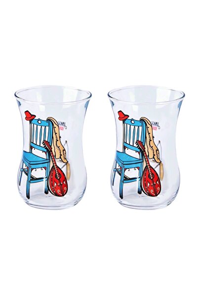 Anason İşleri Ara Çay Bardağı 90cc 2'li Set