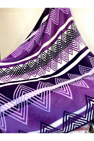 Seslim Acrylic Woven Double Plush Heating Butler Blanket
