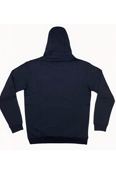 Masimar Men's 100% Cotton Pocket Printed Hooded Sweatshirt