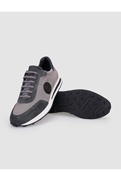 Cabani Triko Gri Bağcıklı Erkek Spor Ayakkabı