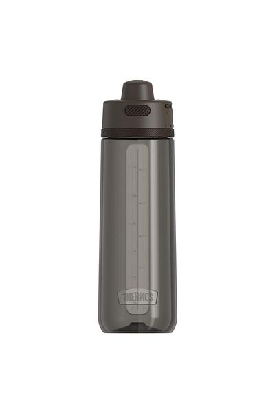 Thermos زجاجة مياه بلاستيكية صلبة آمنة للاستخدام في غسالة الأطباق مع قشة سعة 24 أونصة