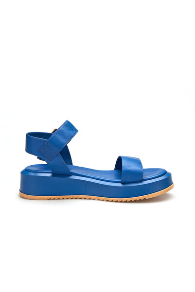 adL Leather Wide Strap Sandals