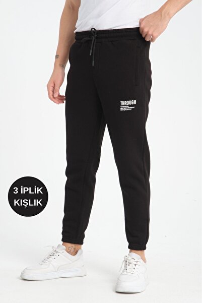 MYSPORT Pantaloni de trening pentru bărbați 3 Thread Winter 6003