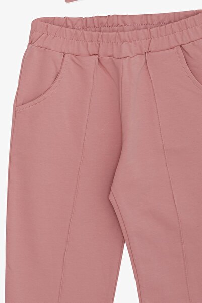 Breeze Σετ φόρμας για κορίτσια Glittery Girl Printed 8-12 ετών, Dusty Rose