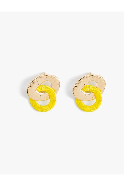 Koton Geometric Steel Mixed Earrings - Dangle
