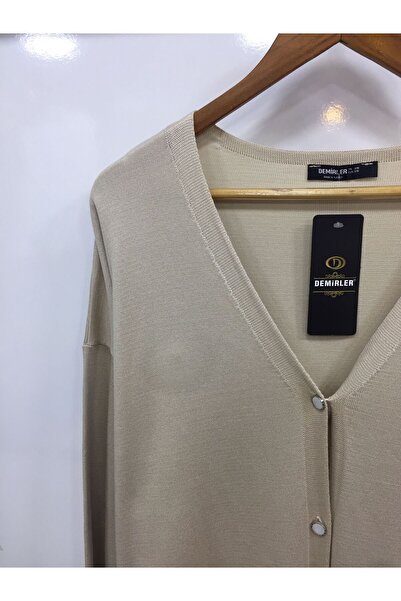 DEMİRLER Kadın Merserize Soğuk İplik Hırka