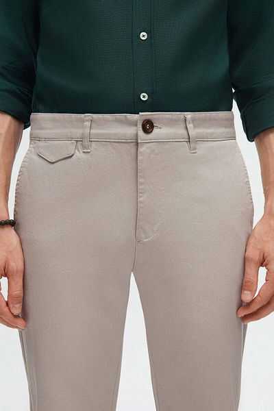 Twn Παντελόνι Silim Fit Stone Dobby Chino