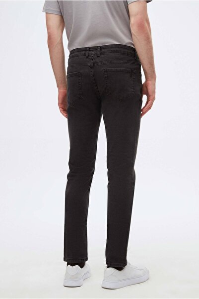 Twn Gray Super Slim Fit Denim Trousers