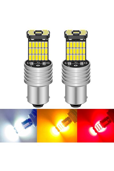 Choice 1156 Bau15s Py21w Amber Yellow 2 قطعة 1156 1157 لمبة LED Ba15s Bay15d P21w P21/5w Py21w Bau15s Car Tur