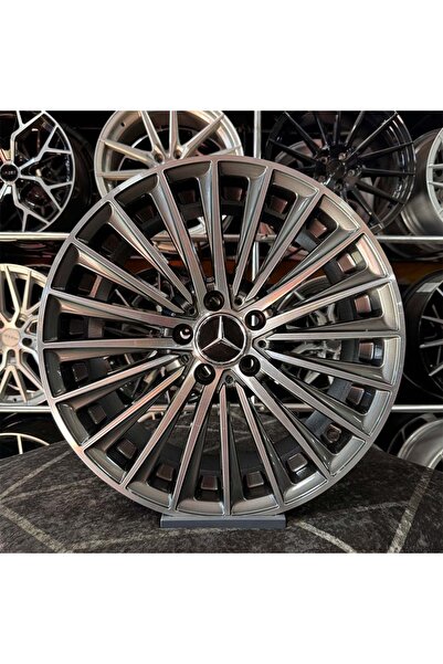 kormetal 18 inç 5x112 MERCEDES Uyumlu  Gun Metal Elmas Kesim Jant Modeli Merc...