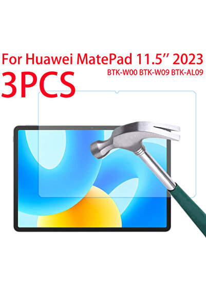Choice 3PC Matepad11.5 2023 3 Pieces Scratch Proof Tempered Glass Screen Prot...