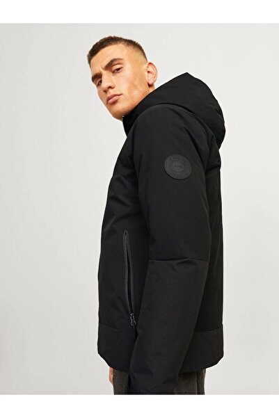 Jack & Jones Jcoaiden Transıtıonal Jacket Sn Men's Coat 12260486   Jj Print/Black
