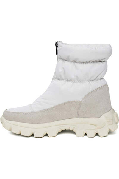 Benetton Bn-50107 Beige Women's Flat Boots