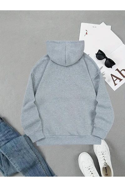 Karatopak Hanorac oversize cu glugă unisex cu imprimeu de rață