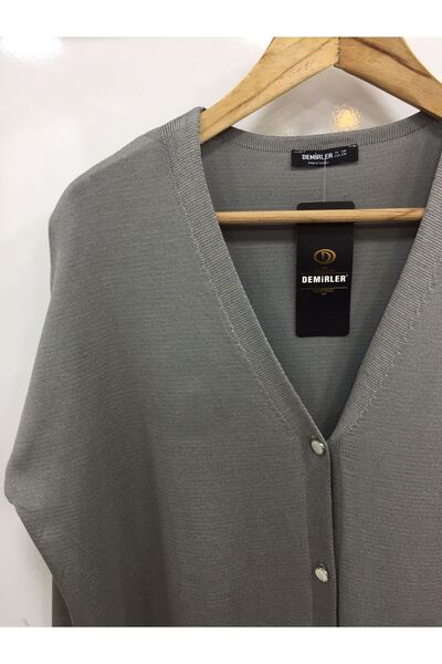 DEMİRLER Kadın Merserize Soğuk İplik Hırka