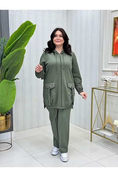 GK Αθλητικό κοστούμι με κεντημένη πέτρα