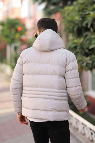 BOYS MANS Vodě a větruodolná pánská zimní bunda s kapucí Puffer Jacket