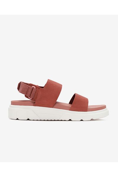 Timberland Red Women's Sandals - Backstrap Model Tb0A6148Et01