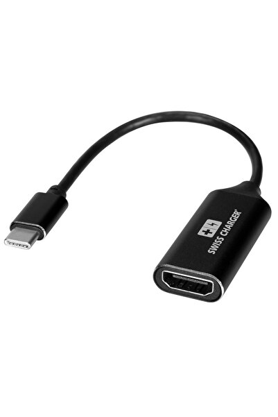 SWISS CHARGER Swisscharger Type C Den Hdmı Tablet Telefon Notebook Uyumlu