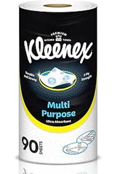 Kleenex Multi Purpose Kitchen Tissue Paper Towel, 2 PLY, 1 Roll x 90 Sheets